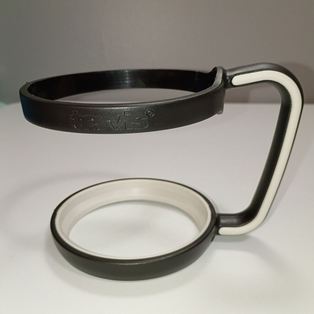 Tervis Double Ring Handle Holder for Insulated 24 oz Black Grey